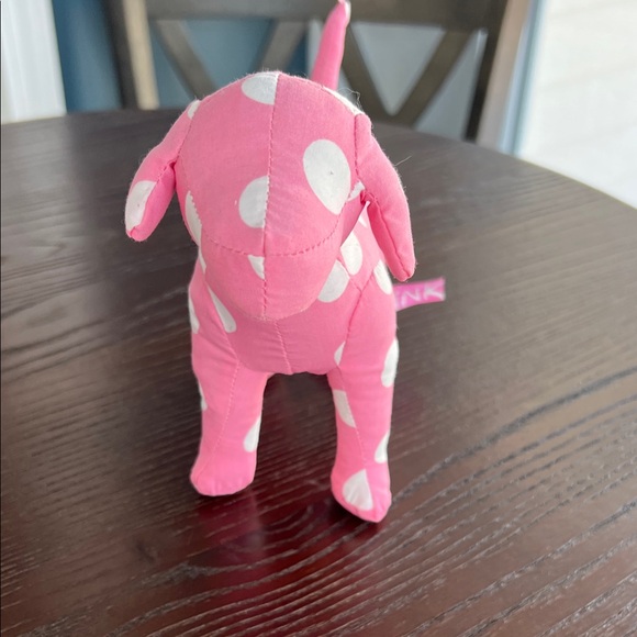 Victoria’s Secret Pink Polka Dot Plush Dog. Perfect condition - Picture 4 of 5